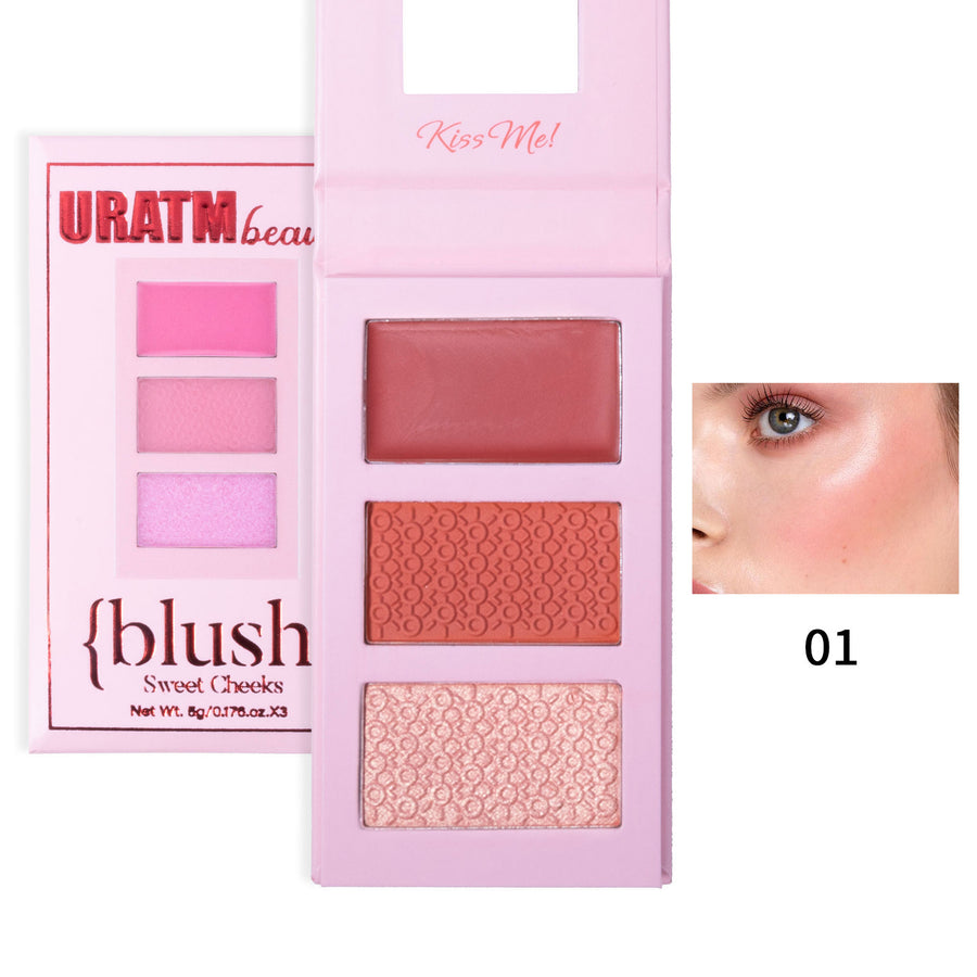 Nova Glow — Palette Viso Multi-Uso Contour, Blush & Glow