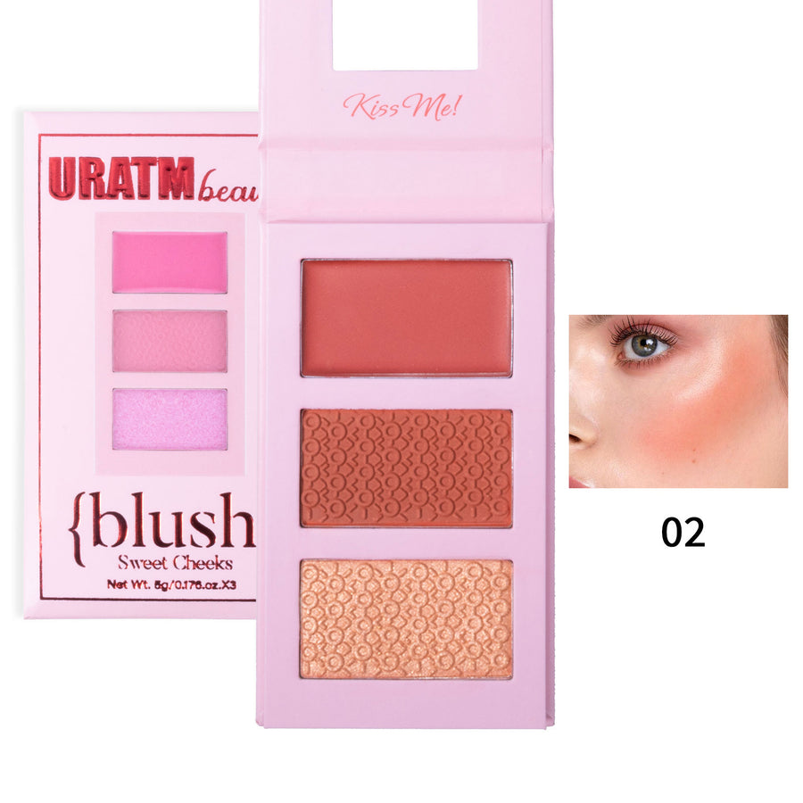 Nova Glow — Palette Viso Multi-Uso Contour, Blush & Glow
