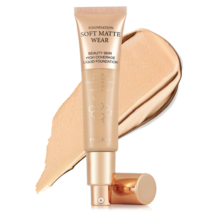 Nova Glow — PHOFAY Soft Matte High Coverage Foundation