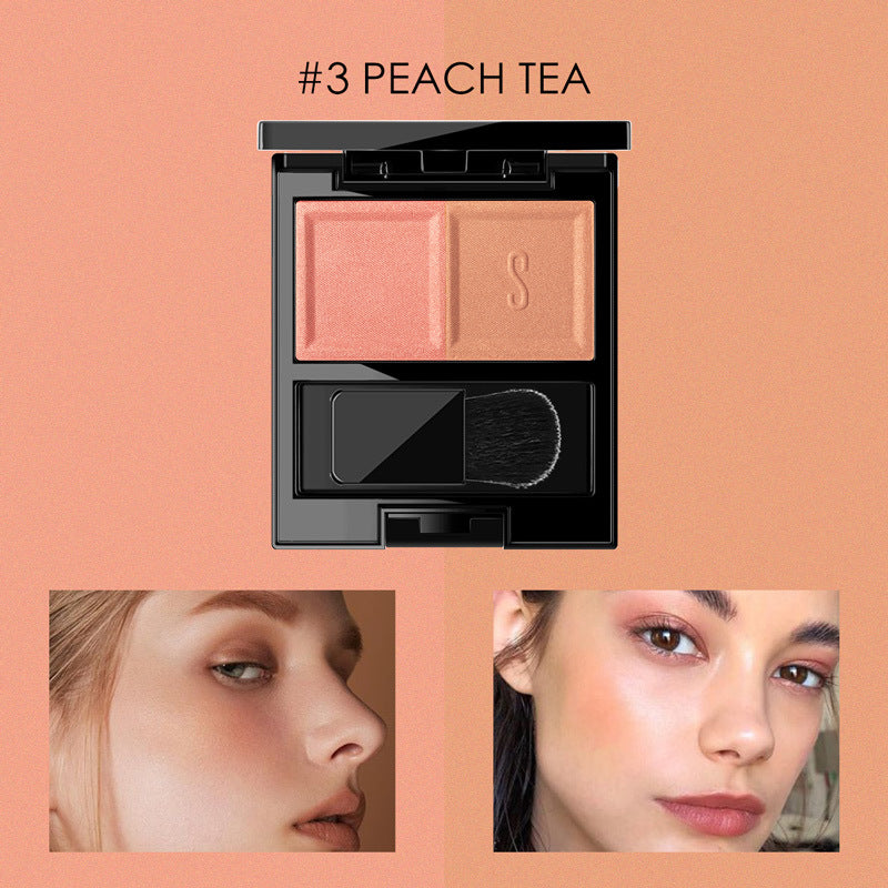 Nova Glow — STAGENIUS Dual-Tone Powder Blush Compact