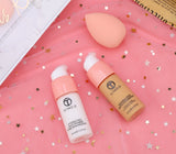 Nova Glow — Kit Base Viso Perfetto (Primer, Fondotinta & Sponge)
