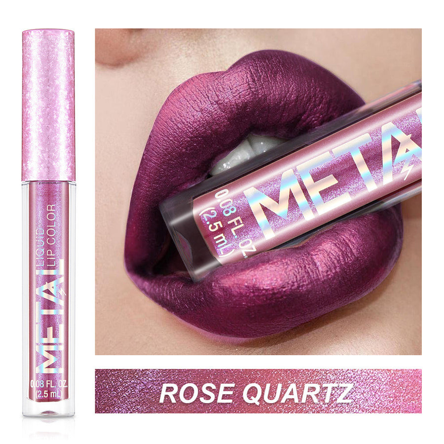 Nova Glow — Rossetto Liquido Metal Shimmer
