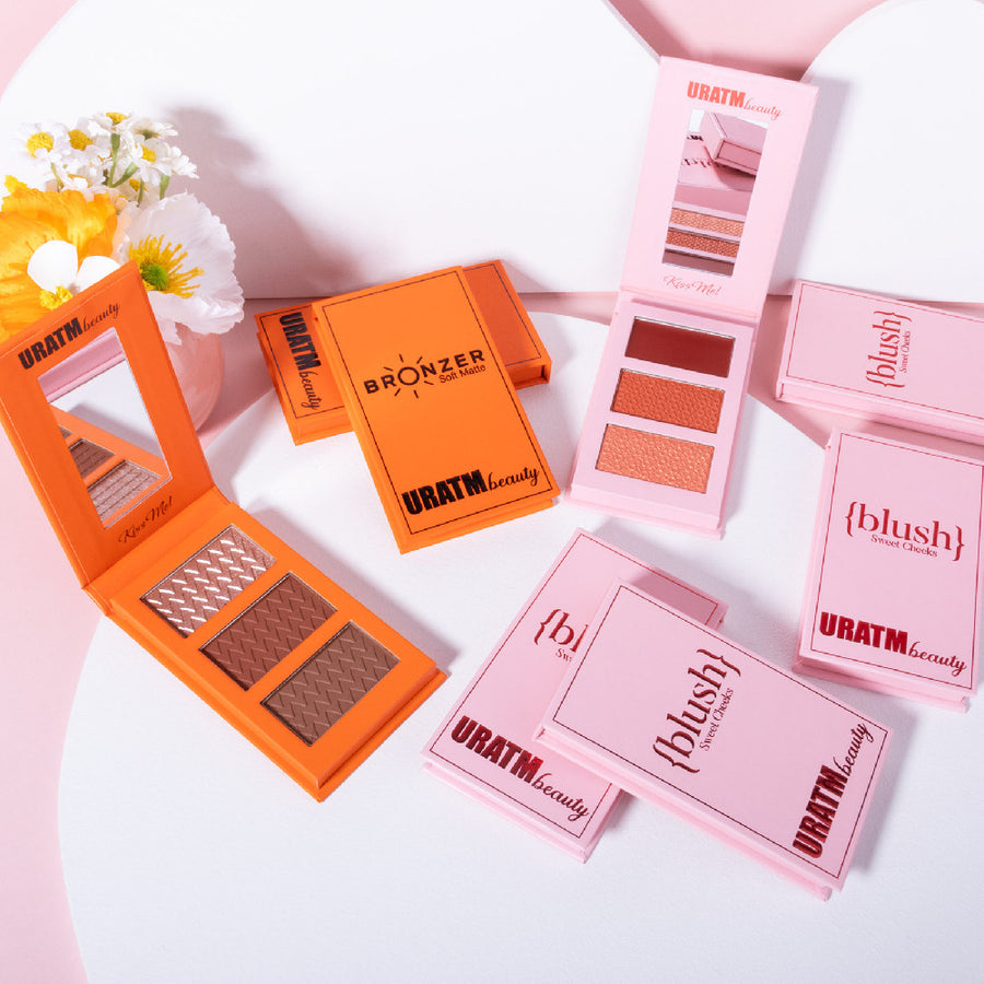 Nova Glow — Palette Viso Multi-Uso Contour, Blush & Glow