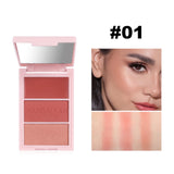 Nova Glow — Palette Blush Trio 3-in-1 Viso & Guance