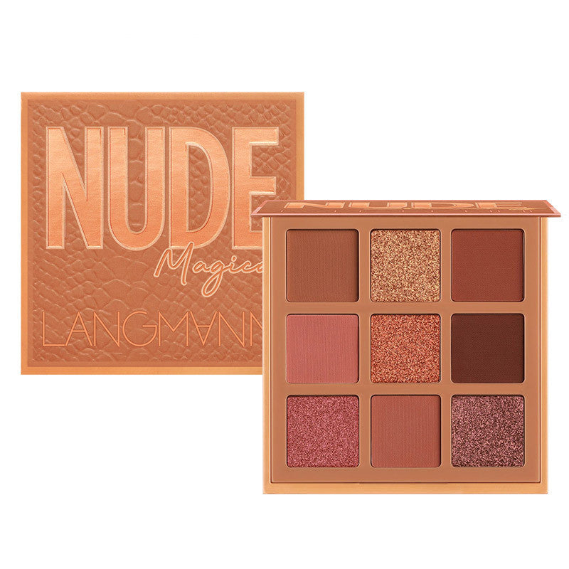 Nova Glow — LANGMANNI 9-Color Nude Eyeshadow Palette