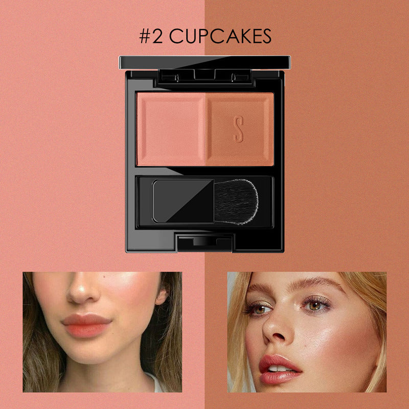 Nova Glow — STAGENIUS Dual-Tone Powder Blush Compact