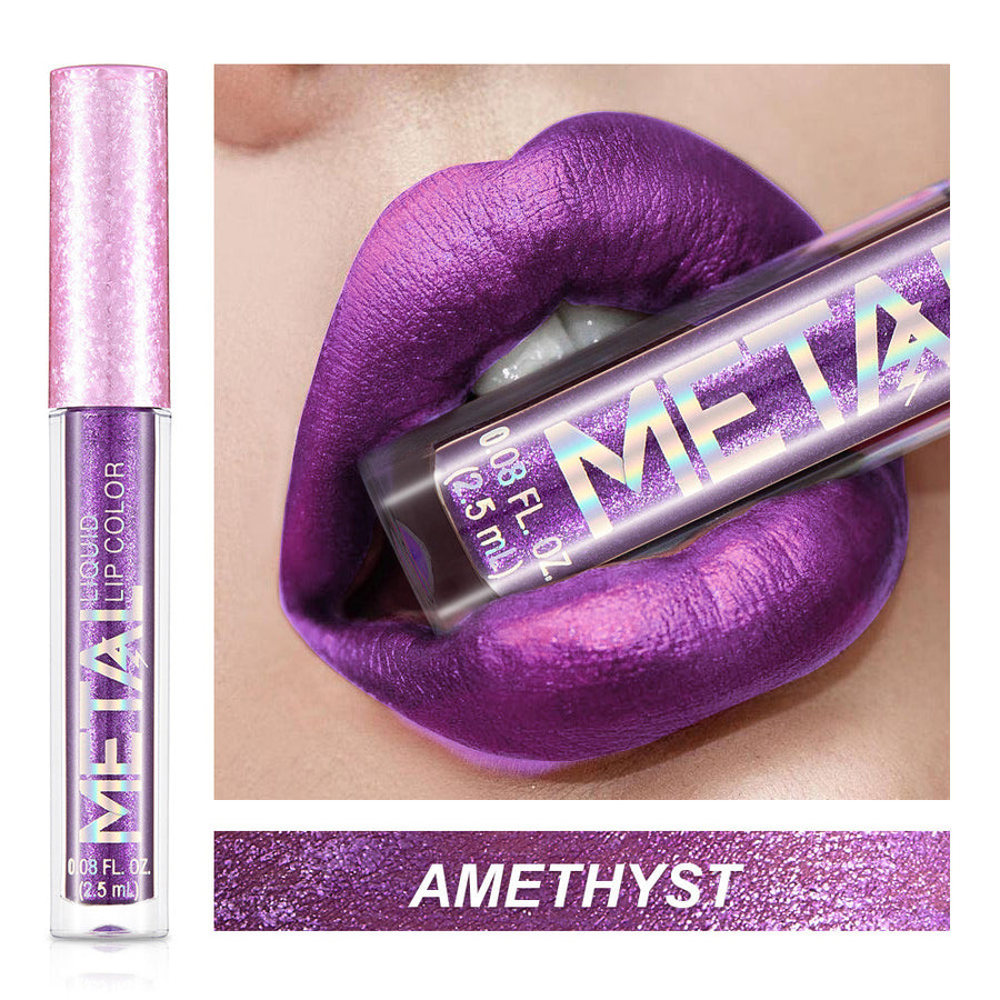 Nova Glow — Rossetto Liquido Metal Shimmer