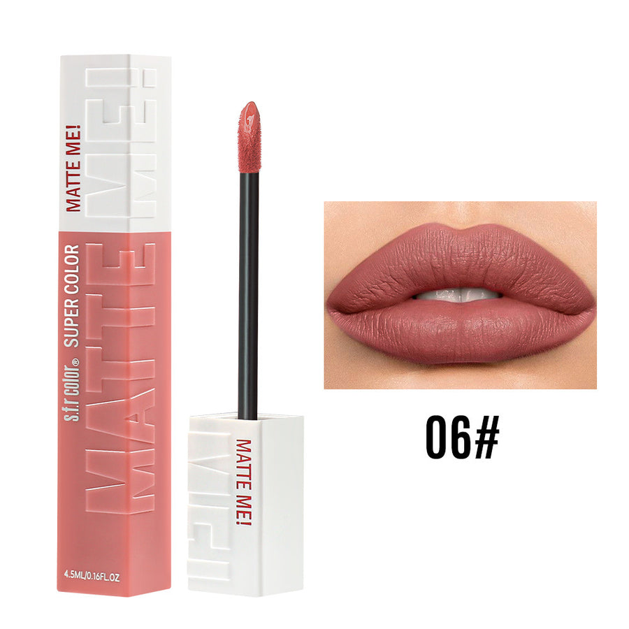 NovaGlow™ Velvet Matte Liquid Lipstick | Long-Wear & Non-Drying