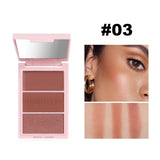 Nova Glow — Palette Blush Trio 3-in-1 Viso & Guance