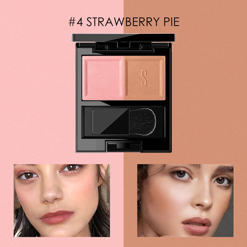 Nova Glow — STAGENIUS Dual-Tone Powder Blush Compact