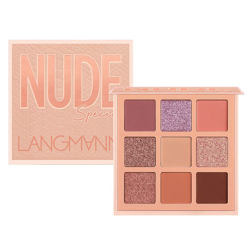 Nova Glow — LANGMANNI 9-Color Nude Eyeshadow Palette
