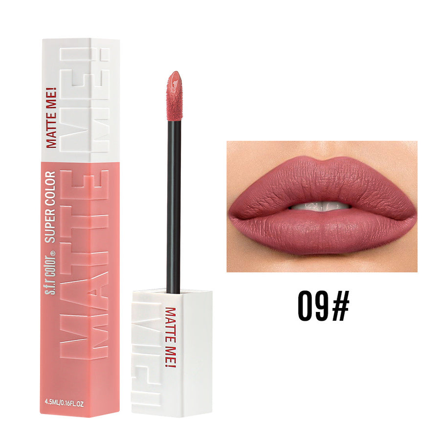 NovaGlow™ Velvet Matte Liquid Lipstick | Long-Wear & Non-Drying