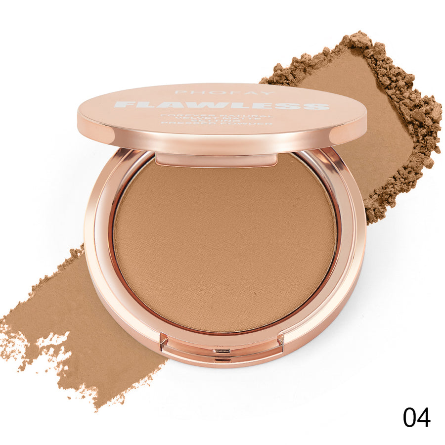 Nova Glow — Flawless Matte Pressed Powder Compact