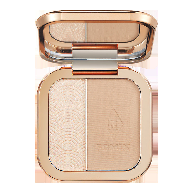 Nova Glow — FOMIX Duo Highlighter & Contour Compact