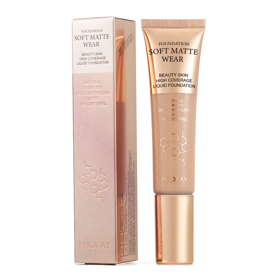 Nova Glow — PHOFAY Soft Matte High Coverage Foundation