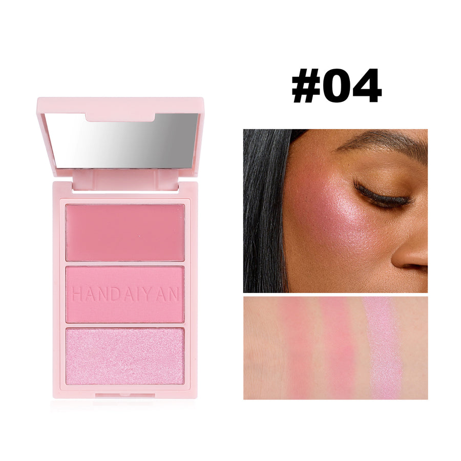 Nova Glow — Palette Blush Trio 3-in-1 Viso & Guance