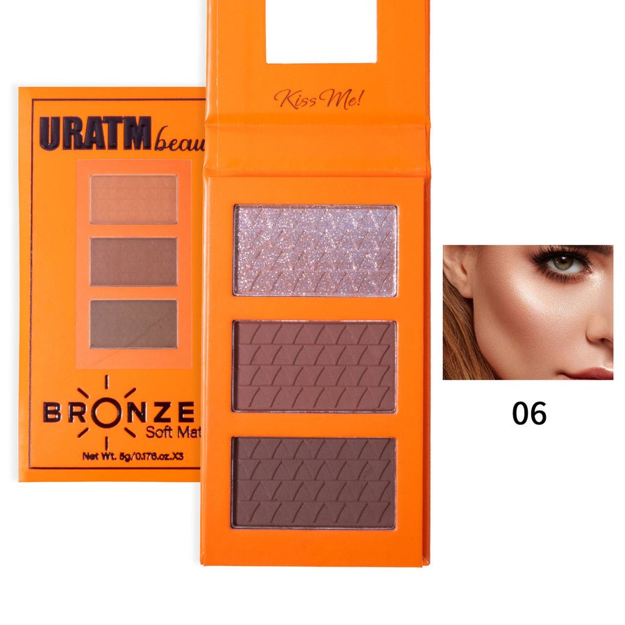 Nova Glow — Palette Viso Multi-Uso Contour, Blush & Glow