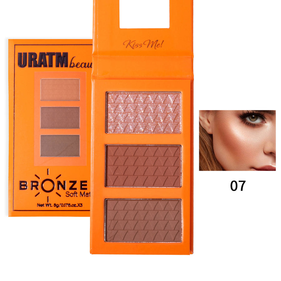Nova Glow — Palette Viso Multi-Uso Contour, Blush & Glow