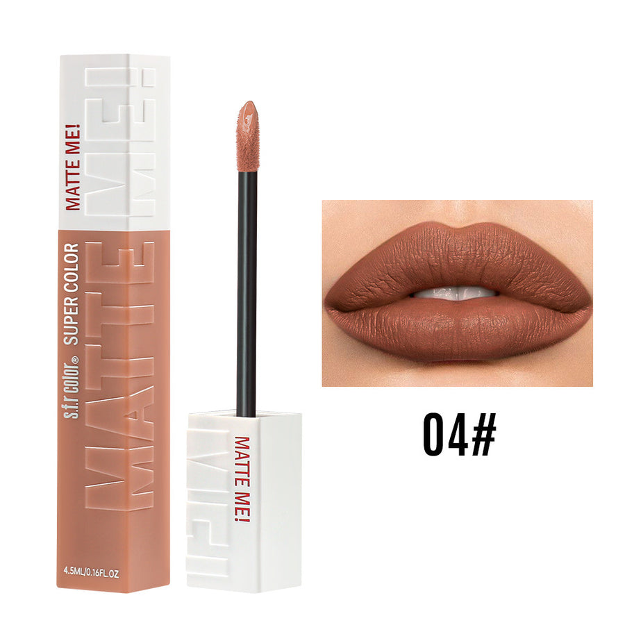 NovaGlow™ Velvet Matte Liquid Lipstick | Long-Wear & Non-Drying